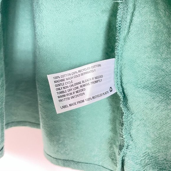 Universal Thread Women's Dress 2X Green Flutter Sleeveless Mini Ruffle Plus New - Picture 10 of 12